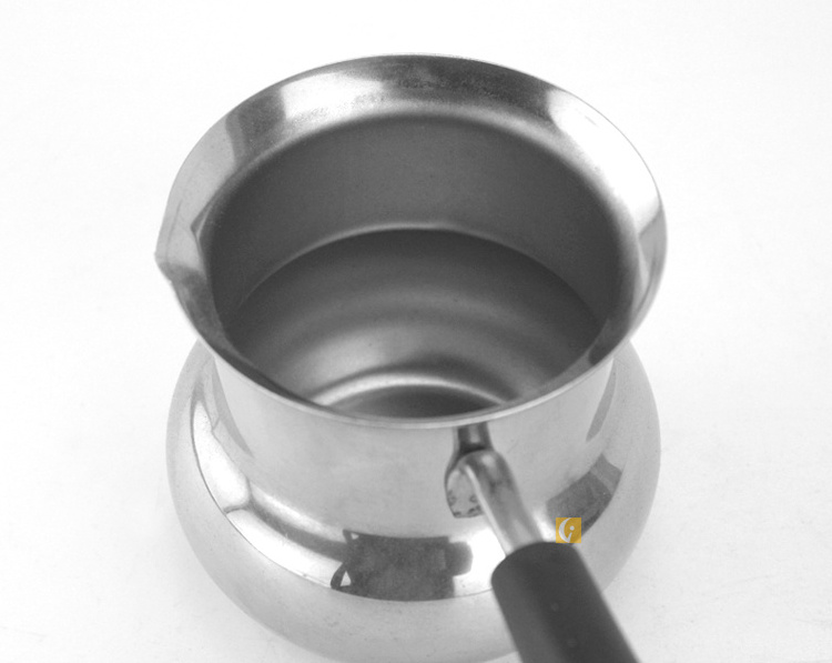 Wholesale kitchenware stainless steel drum shape coffee warmer pot milk boiling pot