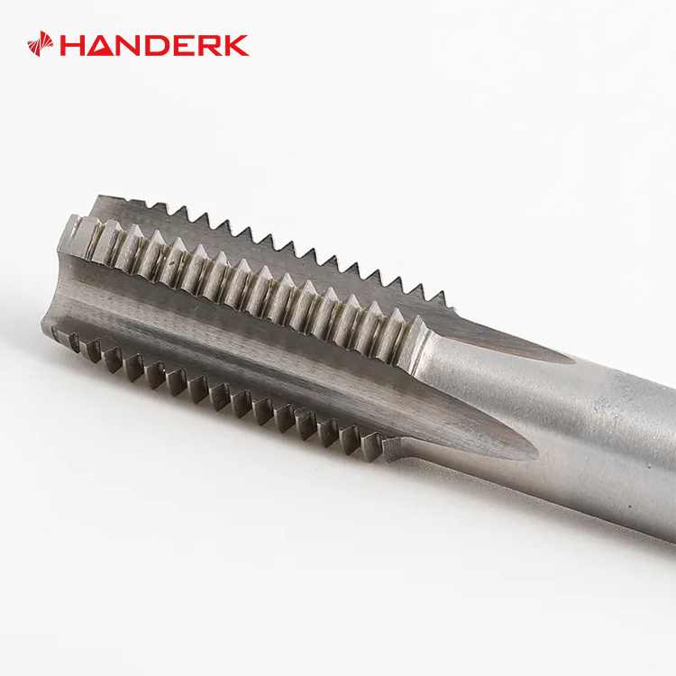 HANDERK High Speed Steel Spiral Groove Taps Solid Carbide Straight Flute Taps Stainless Steel Screw Tap