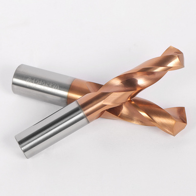 HANDERK Drill Bit Set Tungsten Steel Carbide Twist Jobber Drilling Bits for Hardened Metal