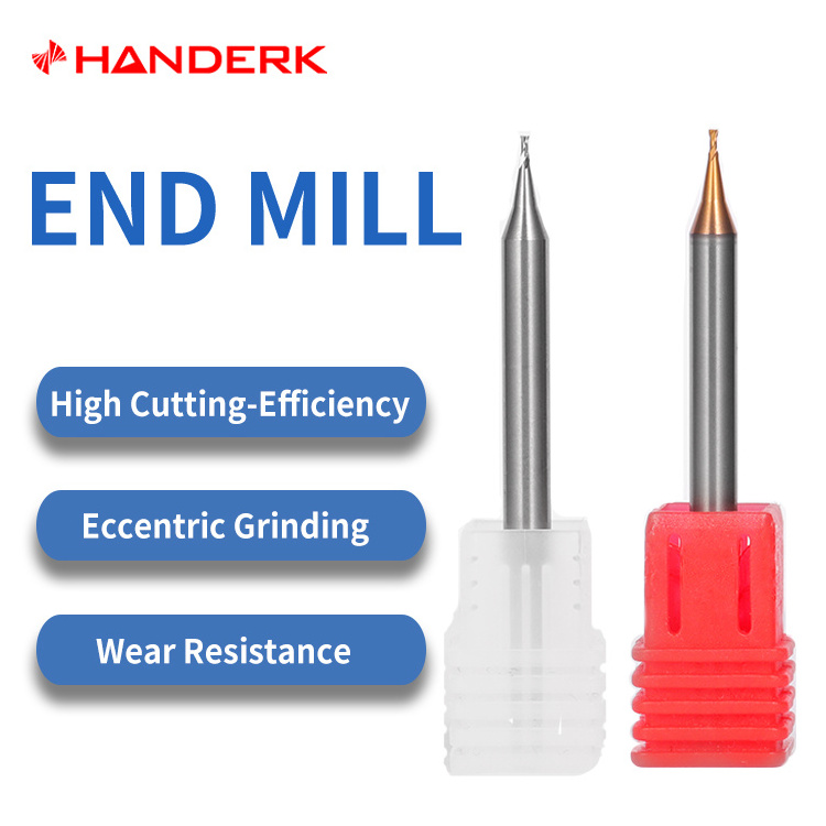 HANDERK Cnc Cutting Tool Sharpening Machine 0.1-0.9mm Micro Carbide End Mill Small Diameter Milling Cutter