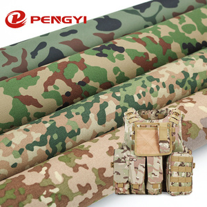 Hot Selling desert ripstop 50% nylon camouflage 50% cotton fabric printed flecktarn