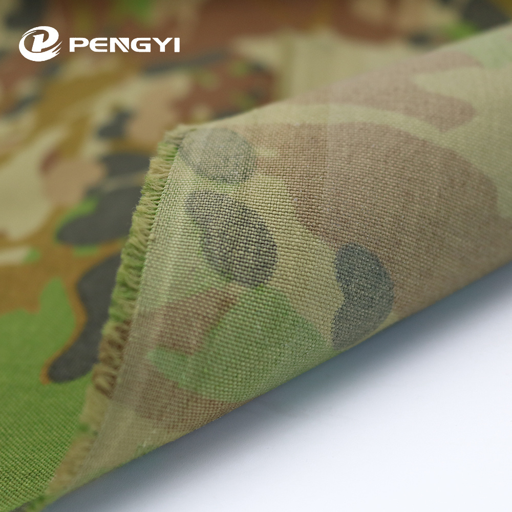 1000D Polyester oxford with PU waterproof fabric camouflage 1000d fire resistant forest woodland cordura fabric