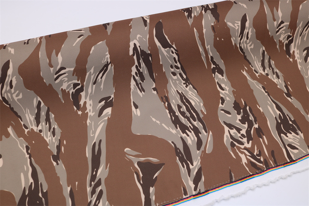 NC desert tiger stripe nylon cotton fabric fabric NYCO camo printed tactical uniform fabric