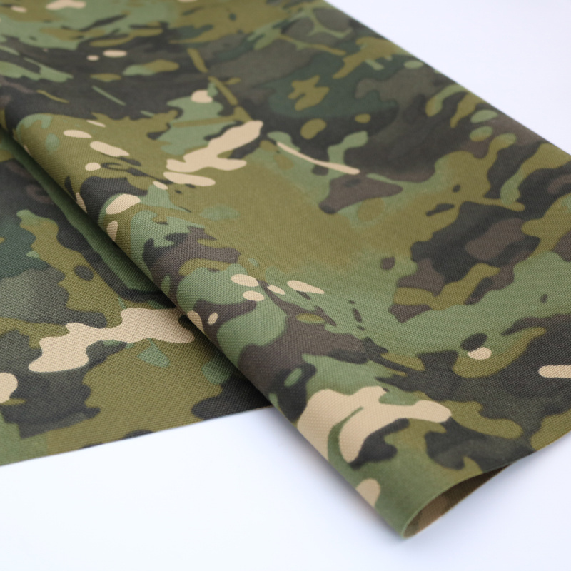 1000D Polyester oxford with PU waterproof fabric camouflage 1000d fire resistant forest woodland cordura fabric