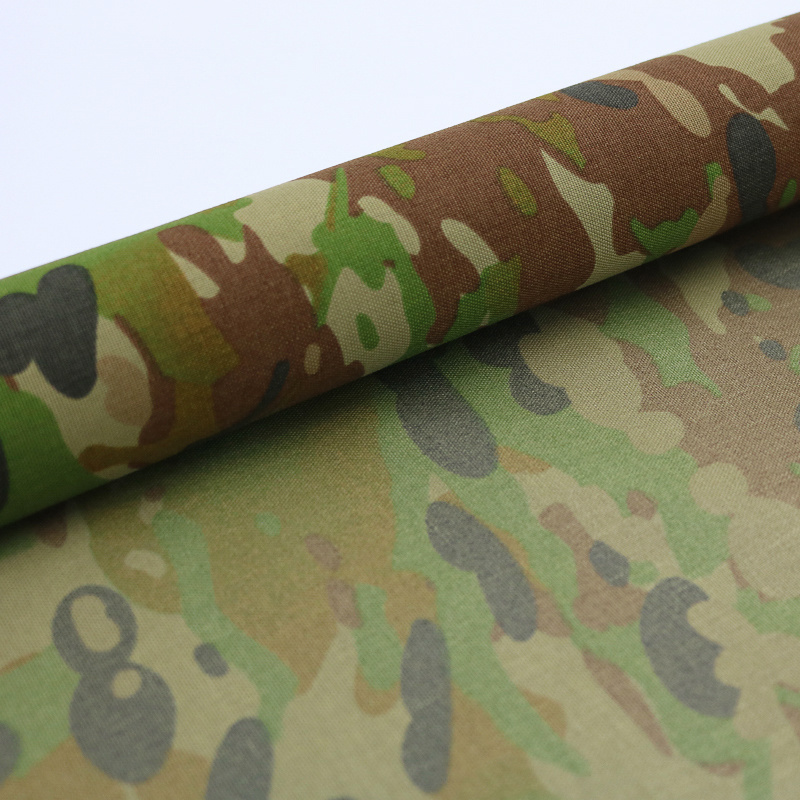 1000D Polyester oxford with PU waterproof fabric camouflage 1000d fire resistant forest woodland cordura fabric