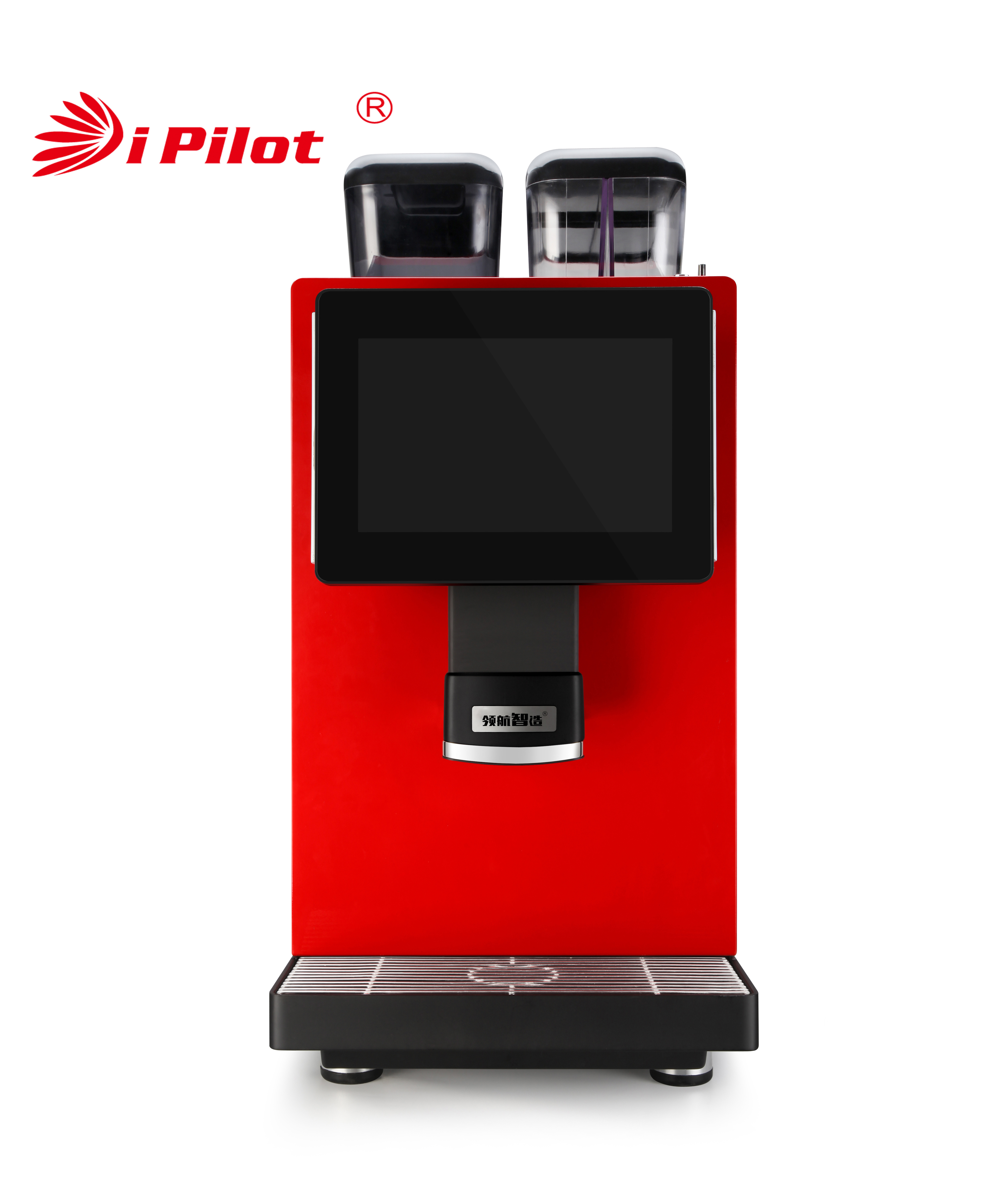 Pilot With 24g Brewer Capacity Expresso Coffee Machine Big Touch Screen Fully Automatic Coffee Machine With Fresh Milk