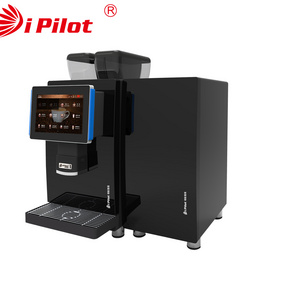 Pilot With 24g Brewer Capacity Expresso Coffee Machine Big Touch Screen Fully Automatic Coffee Machine With Fresh Milk