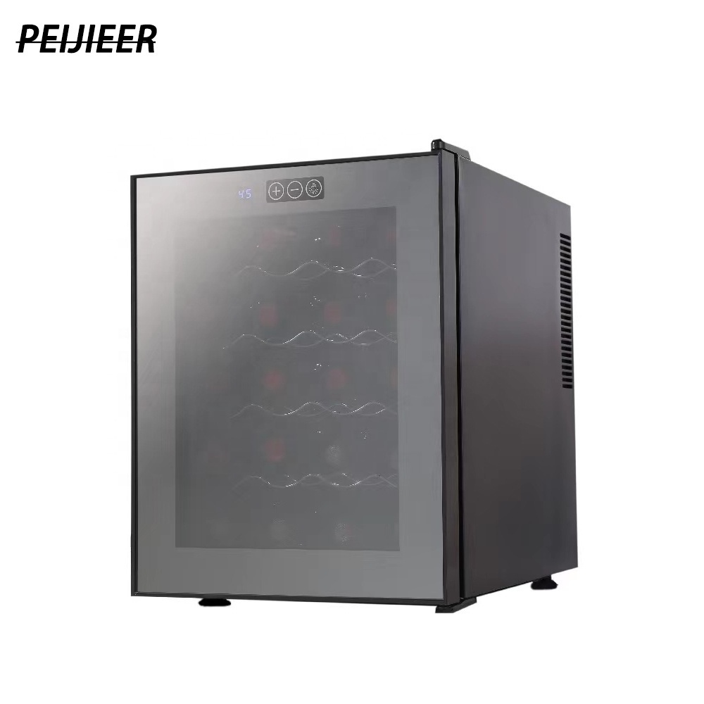 Hot sale 40L small glass door lock no forest mini bar fridge for living room