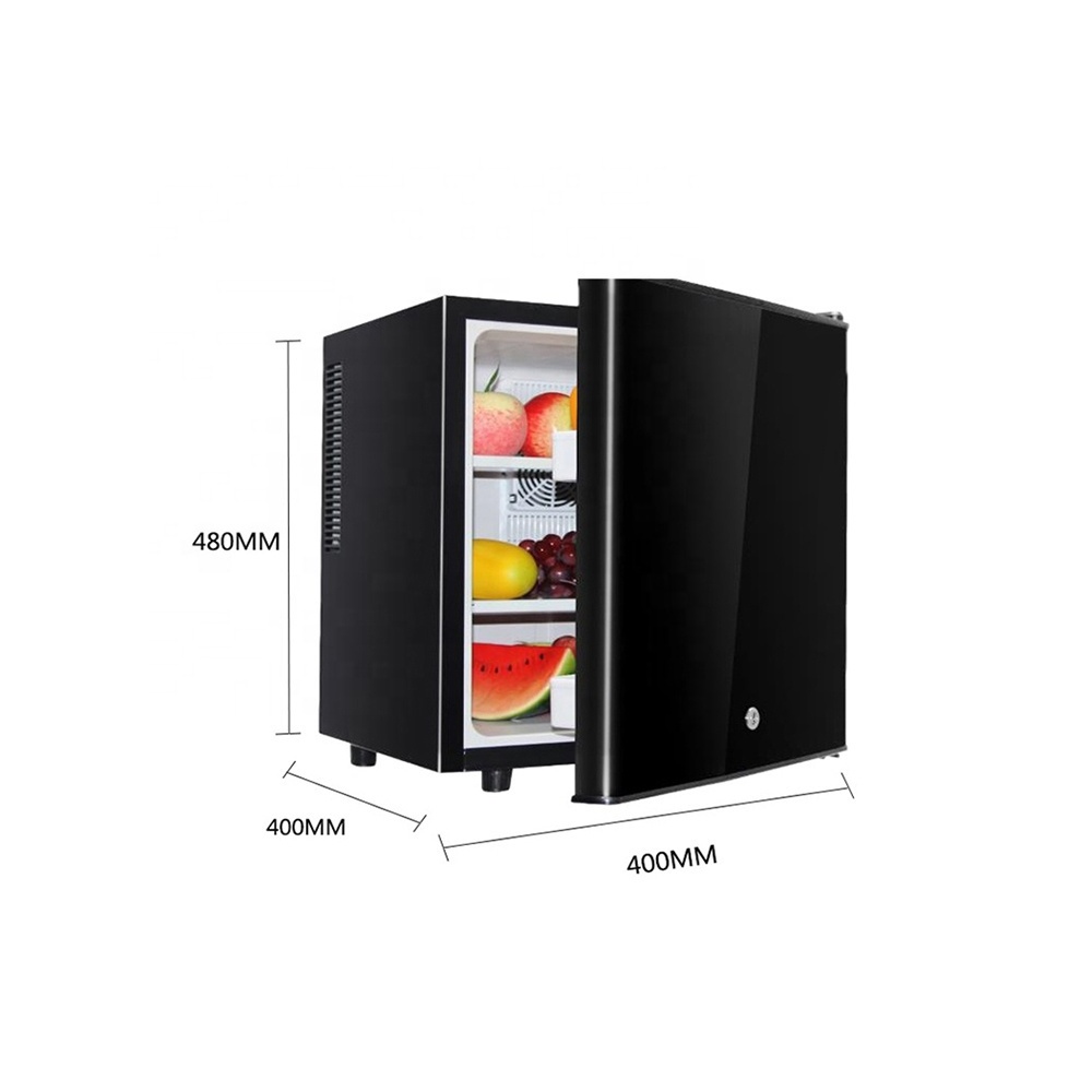 Good price portable commercial 40L single door lock mini fridge for cake