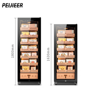 Cabinet Electric Products Storage Electronic Cooler Seed Humidifier 1250 Cigars Display Cigar Humidor