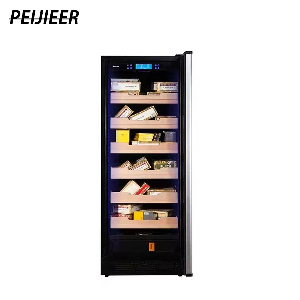 Cabinet Electric Products Storage Electronic Cooler Seed Humidifier 1250 Cigars Display Cigar Humidor