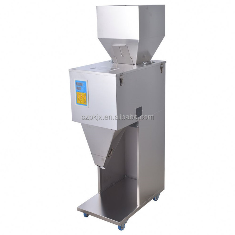 Auto Feed Granule Seeds Weighing Dispensing Filling Machine Small Scale Rice Beans Snack Filler Packing Machine