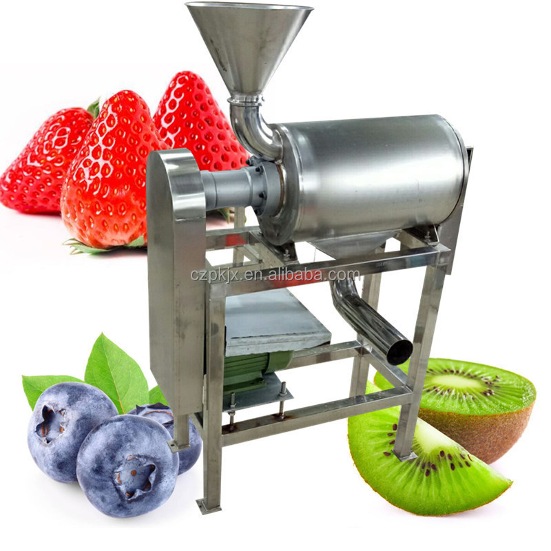 1t/h Prickly Pear Peel Seed Separator Pulping Machine Kiwi Grape Pulper Machine