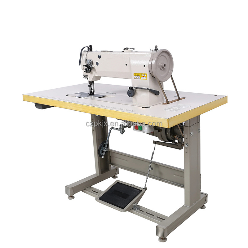 Thick Material Industrial Sewing Machine With Table And Stand