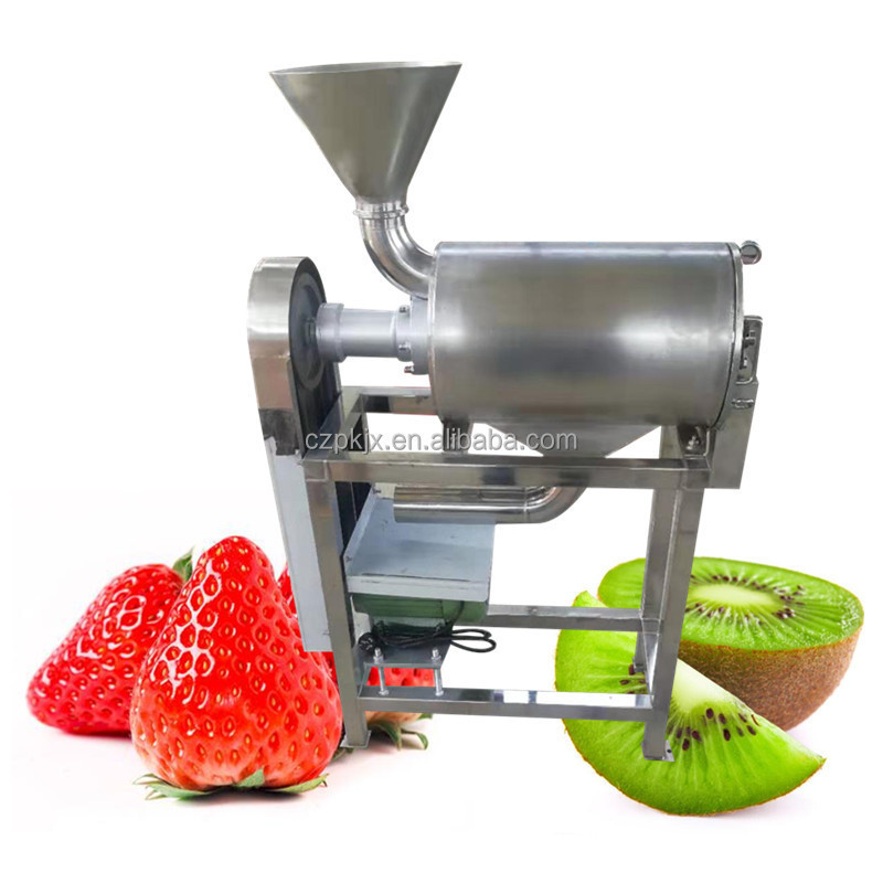 1t/h Prickly Pear Peel Seed Separator Pulping Machine Kiwi Grape Pulper Machine