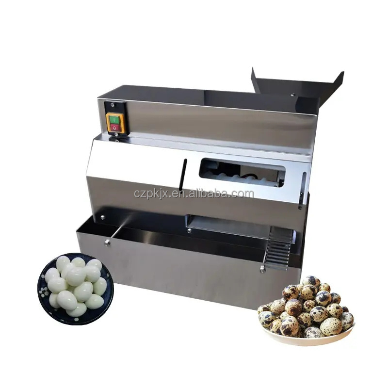 Easy operation automatic quail egg peeler machine quail egg shell breaker peeler quail boiling for sale