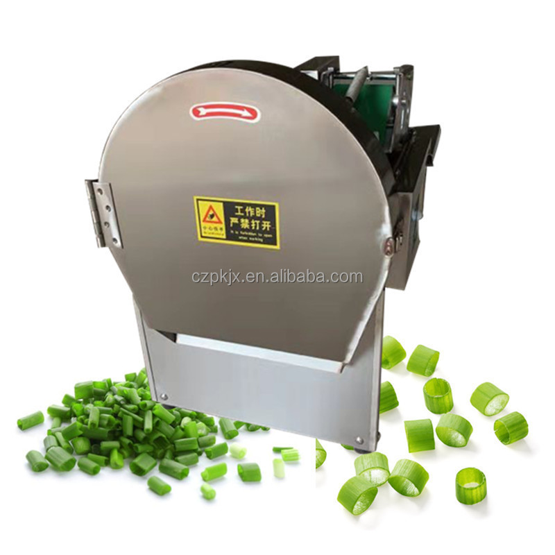 Green onion cutter/automatic pepper cutting machine/scallion slicing machine