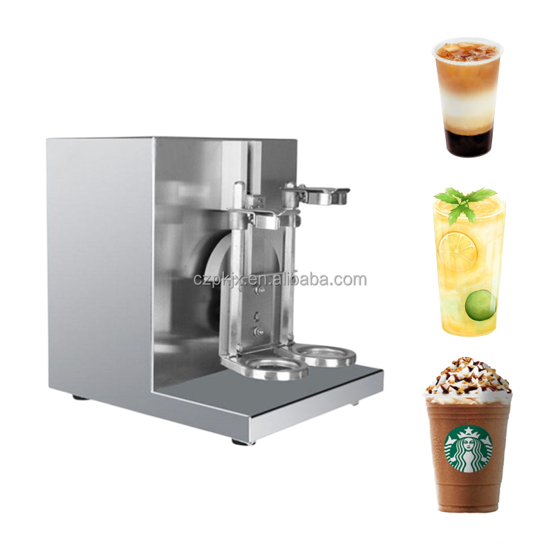 Automatic Double Bottles Milk Tea Shaker/Boba Tea Shake Machine/Bubble Tea Shaking Machine for Drinking Shop