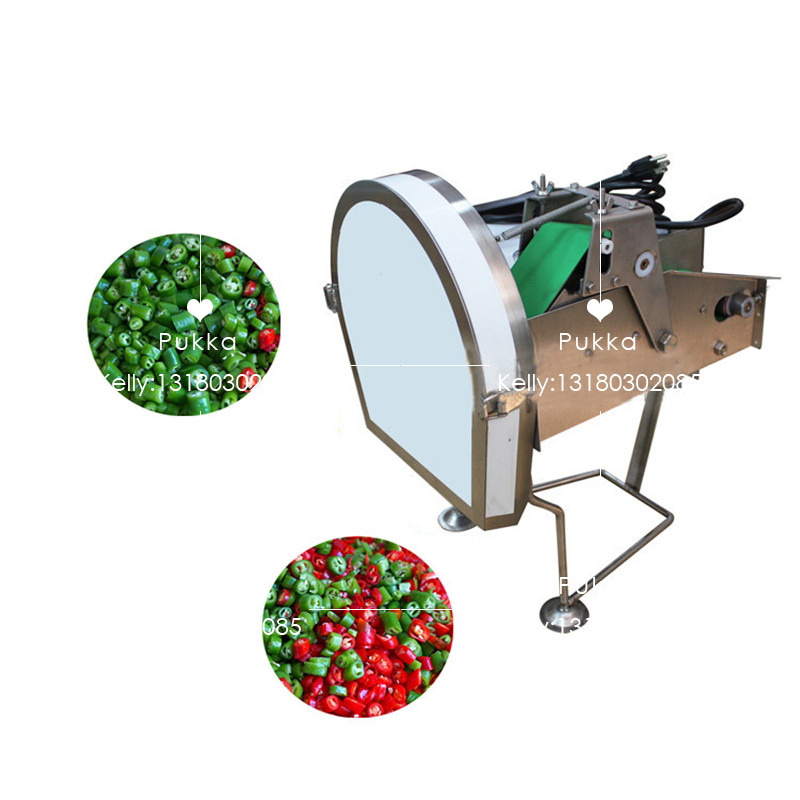 Small Automatic Electric Okra Cutter Slicer Slicing Cutting Machine