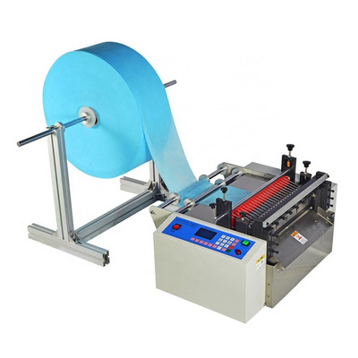 Fast Speed Automatic 200mm 400mm Roll Cutting Machine Fabric Cloth Roll To Sheet Cutter