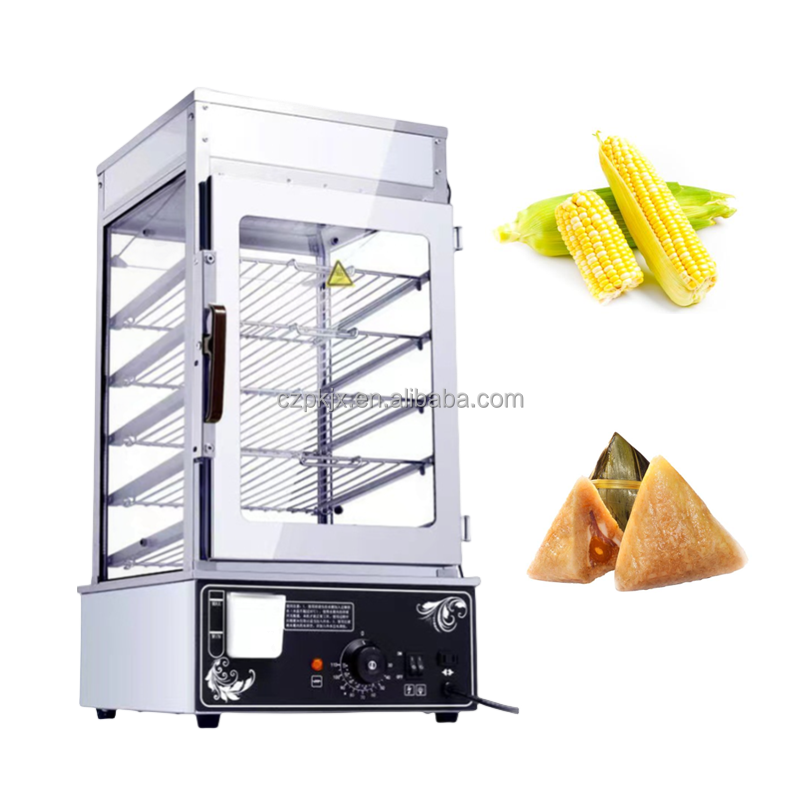 Commercial Steamed Bun Steamer Machine Steaming Bao Steamer Machine Corn Warmer Machine