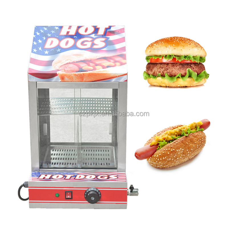 Snack Machine Electric Hot Dog Warmer Display Hamburger Warming Showcase Hot Dog Warmer Display