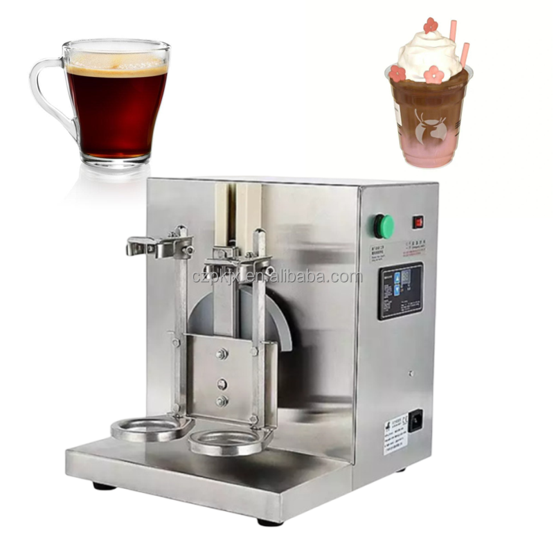 Automatic Double Bottles Milk Tea Shaker/Boba Tea Shake Machine/Bubble Tea Shaking Machine for Drinking Shop