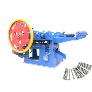 Automatic steel iron screw roofing concrete common wire nail making machine