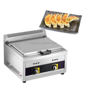 Commercial single pot electric fried gyoza cooker dumpling grill equipment fried dumpling machine