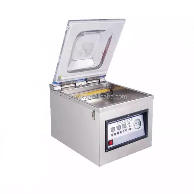 Desktop Commercial Single Chamber Food Vacuum Sealer Bag Sealing Packaging Machine