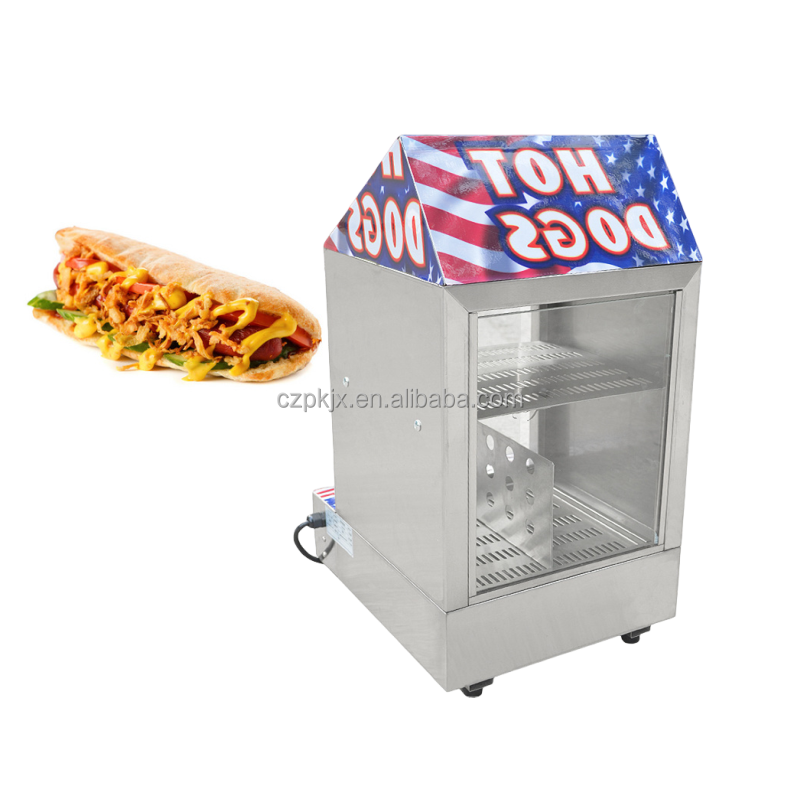 Snack Machine Electric Hot Dog Warmer Display Hamburger Warming Showcase Hot Dog Warmer Display