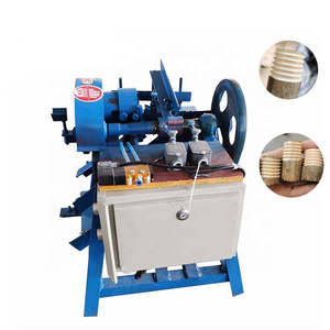 Wooden Rod Opening Machine Broomstick Mop Stick Threaded Wooden Rod Making Machine Round Wooden Sleeving Machine