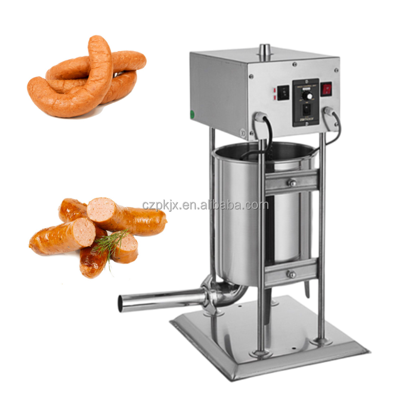 Commercial 10L 12L 15L Electric Heavy Duty Sausage Stuffer Automatic Salami Maker 220V/110V Sausage Filling Machine