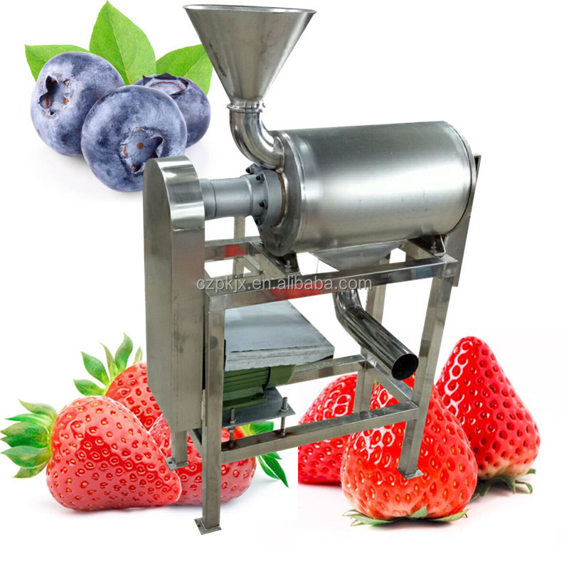 1t/h Prickly Pear Peel Seed Separator Pulping Machine Kiwi Grape Pulper Machine