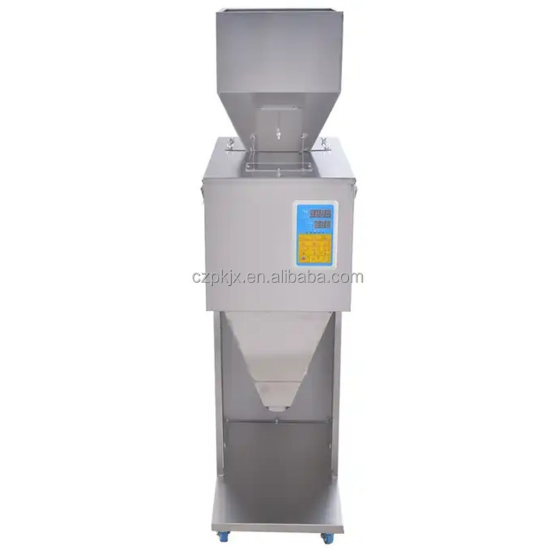 Auto Feed Granule Seeds Weighing Dispensing Filling Machine Small Scale Rice Beans Snack Filler Packing Machine