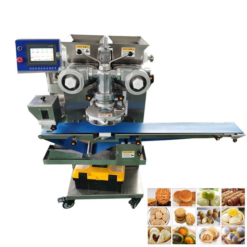 Automatic Kibbeh Rheon Encrusting Kubba Falafel Machine Maker Filling Moon Cake Making Machine