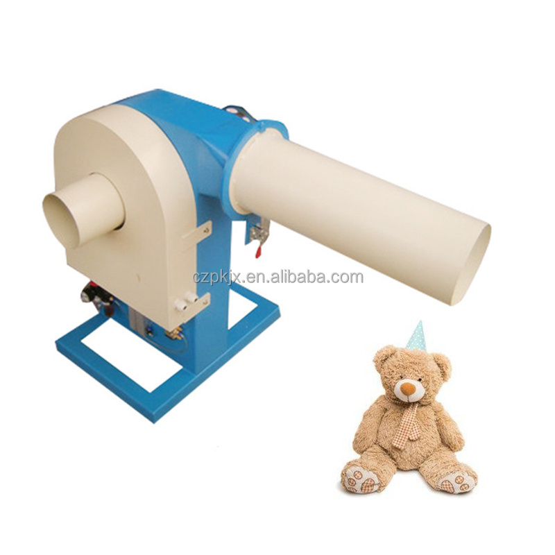 Plush Animal Teddy Bear Soft Toy Polyester Fiber Filling Stuffing Machine For Sale