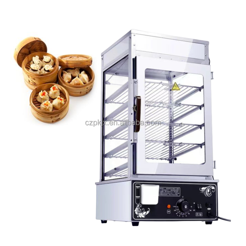 Commercial Steamed Bun Steamer Machine Steaming Bao Steamer Machine Corn Warmer Machine