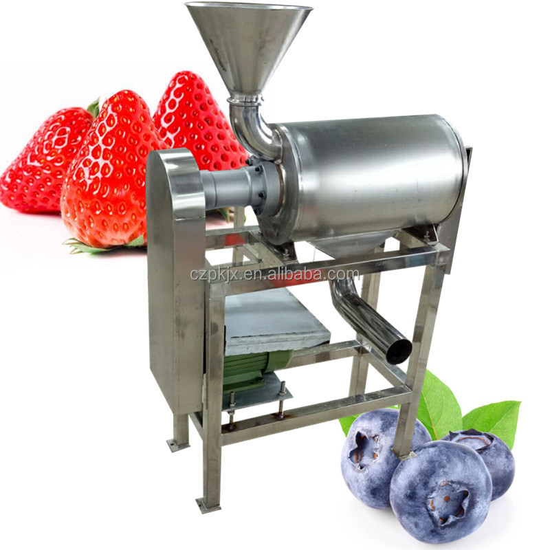 1t/h Prickly Pear Peel Seed Separator Pulping Machine Kiwi Grape Pulper Machine