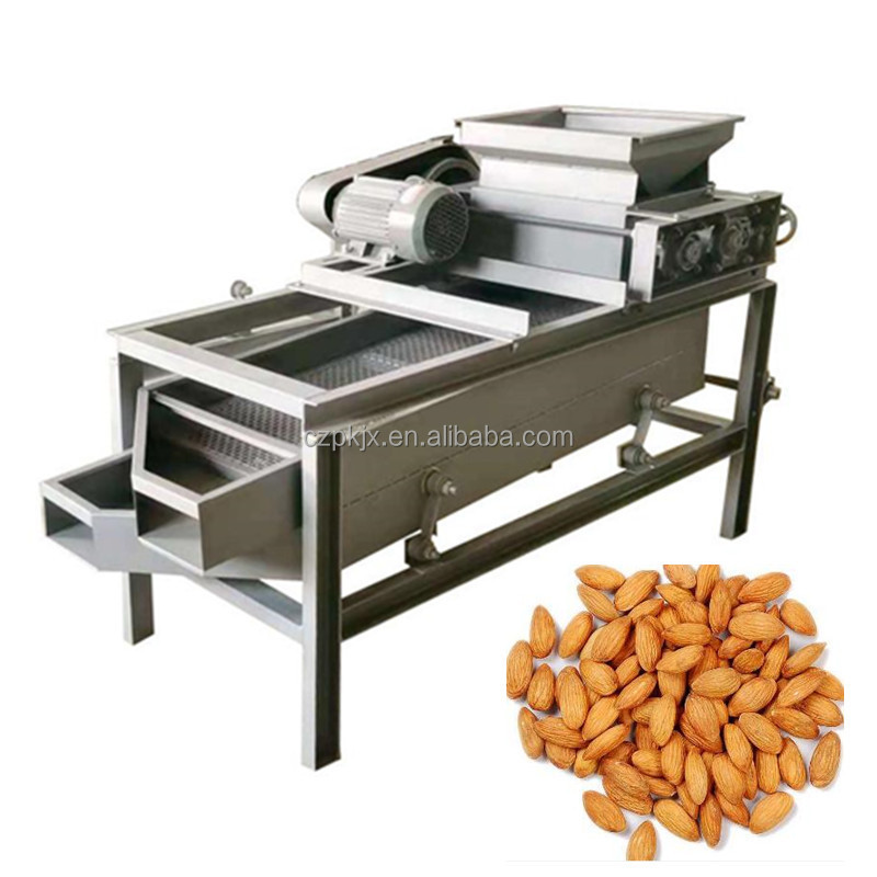 Automatic Walnut Breaker Almond Nut Cracker Peach Seed Shelling Machine