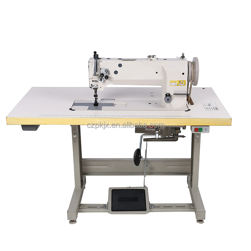 Thick Material Industrial Sewing Machine With Table And Stand