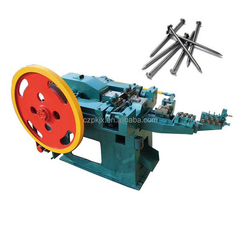 Automatic steel iron screw roofing concrete common wire nail making machine