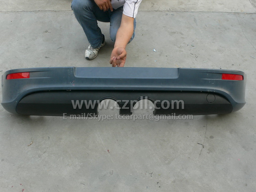 REAR BUMPER  BUMPER WITH DOUBLE EXHAUST for GOLF 5 GTI