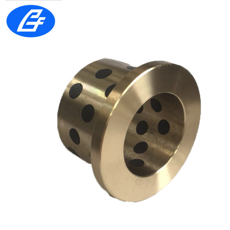 Graphite Copper Sleeve Wear-Resistant High-Strength Sliding Bearing Brass Self-Lubricating Bronze Bushing Oilles