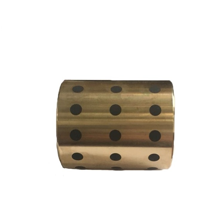 Graphite Copper Sleeve Wear-Resistant High-Strength Sliding Bearing Brass Self-Lubricating Bronze Bushing Oilles