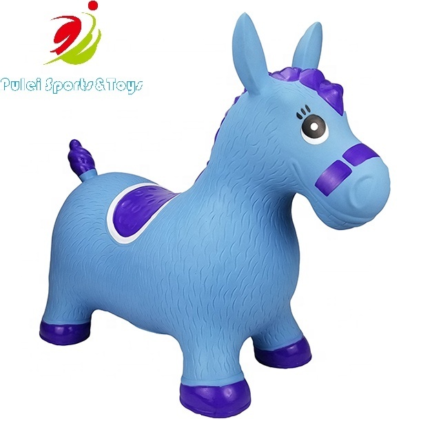 High Quality Kids Toy Inflatable Ride-on Animal Jumping Horse For 2 Years Children