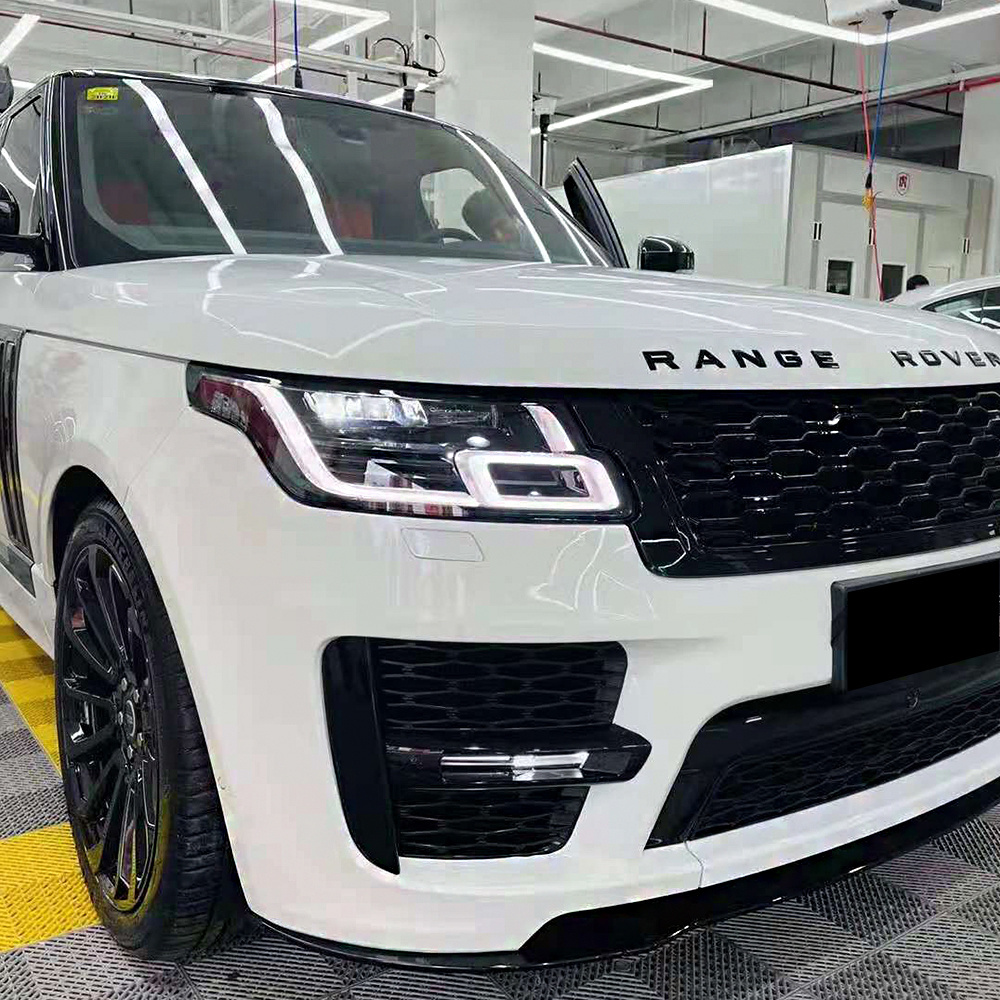 High Quality New body kit for Range Rover Vogue SVO 2013-2017 include hood headlight taillights front rear bumper for LAND ROVER