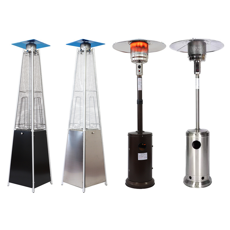 Good customer favoured garden treasure gas glass tube patio heater with flux low price table top outdoor patio heater