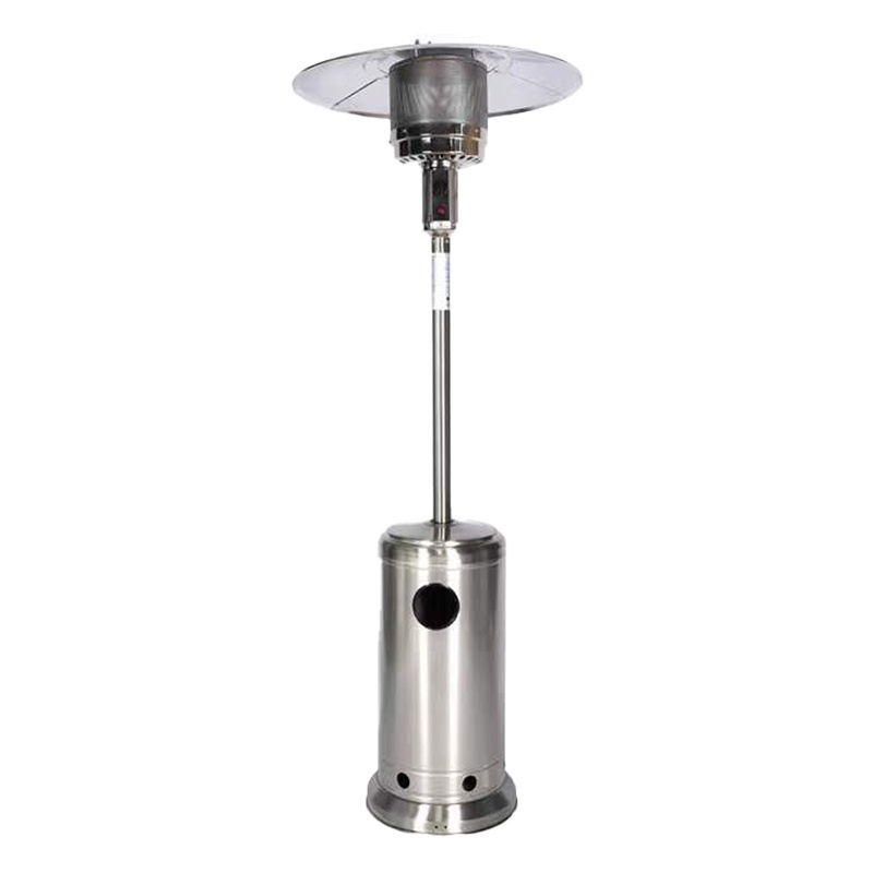 Outdoor waterproof tower type vertical windproof gas heater stainless steel courtyard commercial quartz glass tube heater