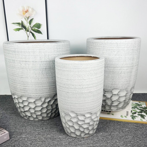 Wholesale bulk indoor & outdoor hotel garden decoration ceramics big flower pot for plants